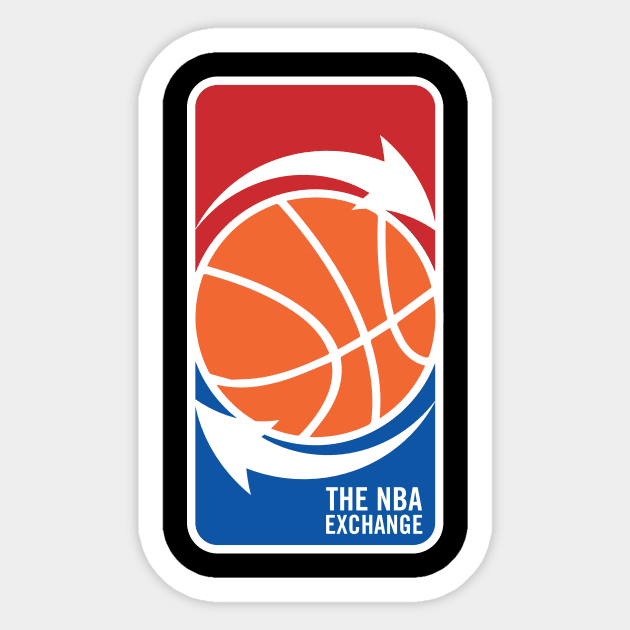 The NBA Exchange Sticker by Backpack Broadcasting Content Store